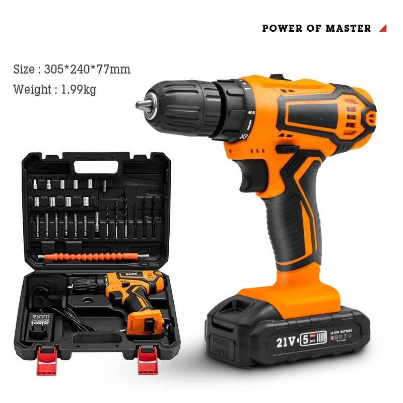 สว่านไร้สาย 21V/16.8V พร้อมไฟ  - Power Tools Portable บทวิจารณ์และราคา