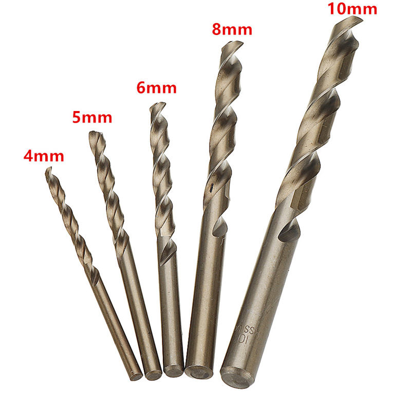 5Pcs 4/5/6/8/10มม.M35 HSS-Co โ - Power Tools Kobalt บทวิจารณ์และราคา