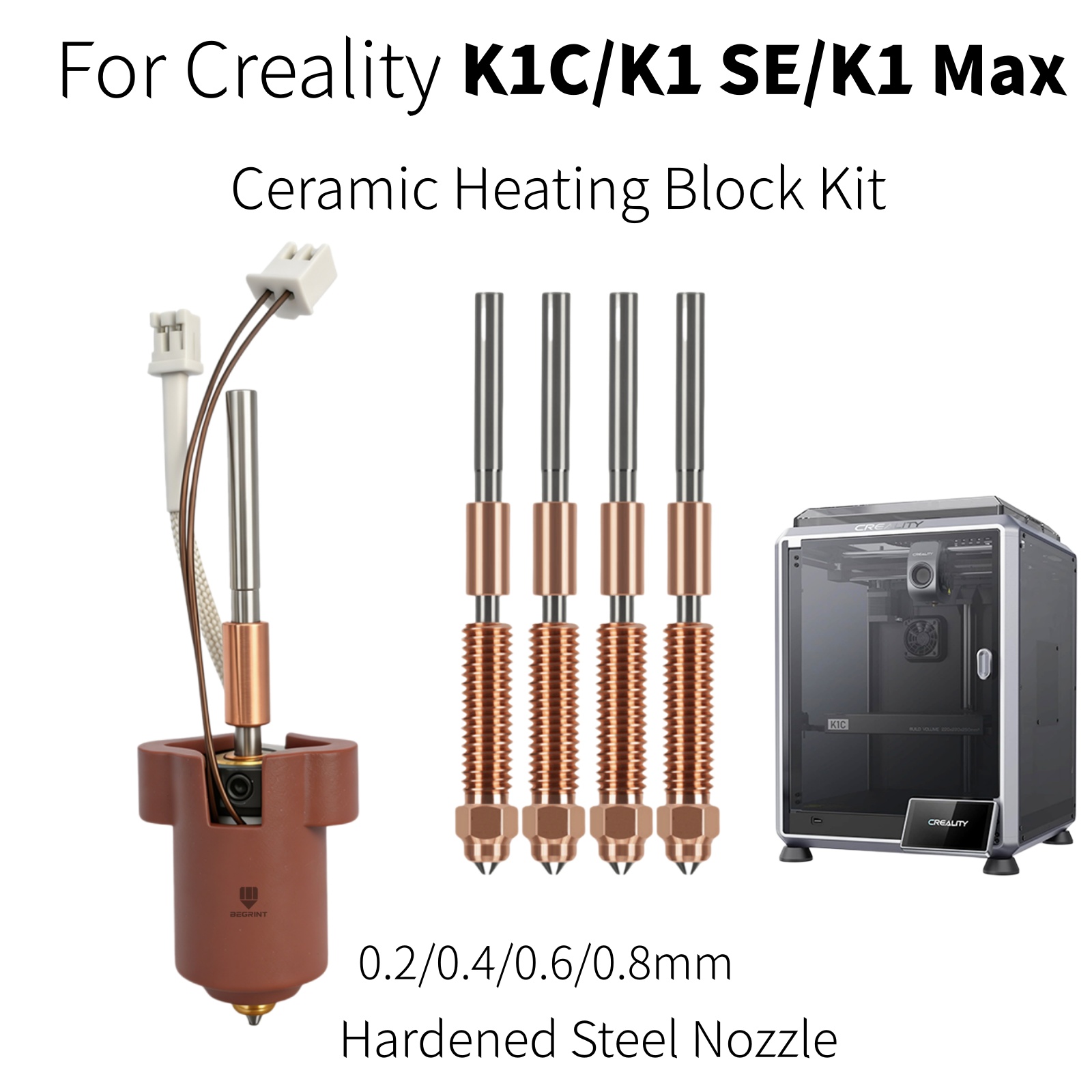 ชุดหัวฉีด Creality K1C K1 MAX - Creality Printer K1 บทวิจารณ์และราคา