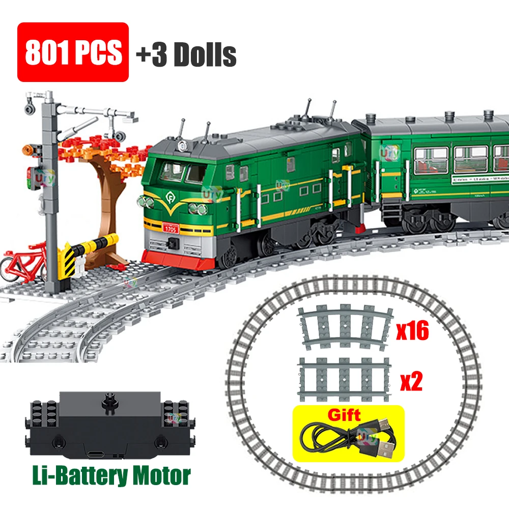 รถไฟไอน้ำสีเขียวสไตล์เรโทร ของ - Power Tools Lego บทวิจารณ์และราคา