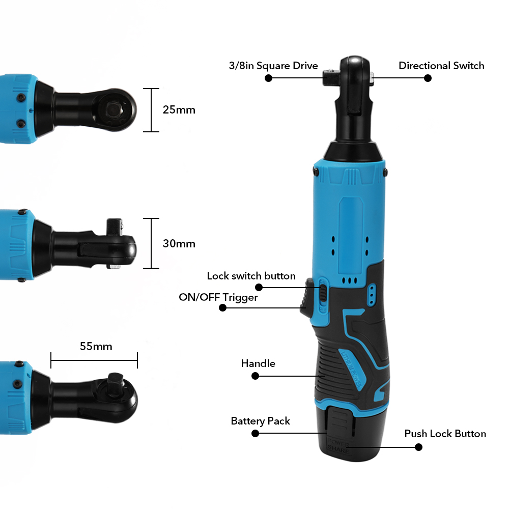 ประแจวงล้อไร้สายแบบชาร์จไฟได้  - Power Tools Portable บทวิจารณ์และราคา