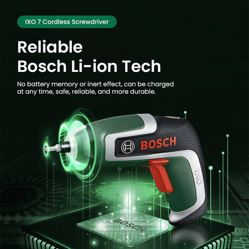 ไขควงไฟฟ้าไร้สาย Bosch IXO7 แบ - Power Tools Portable บทวิจารณ์และราคา