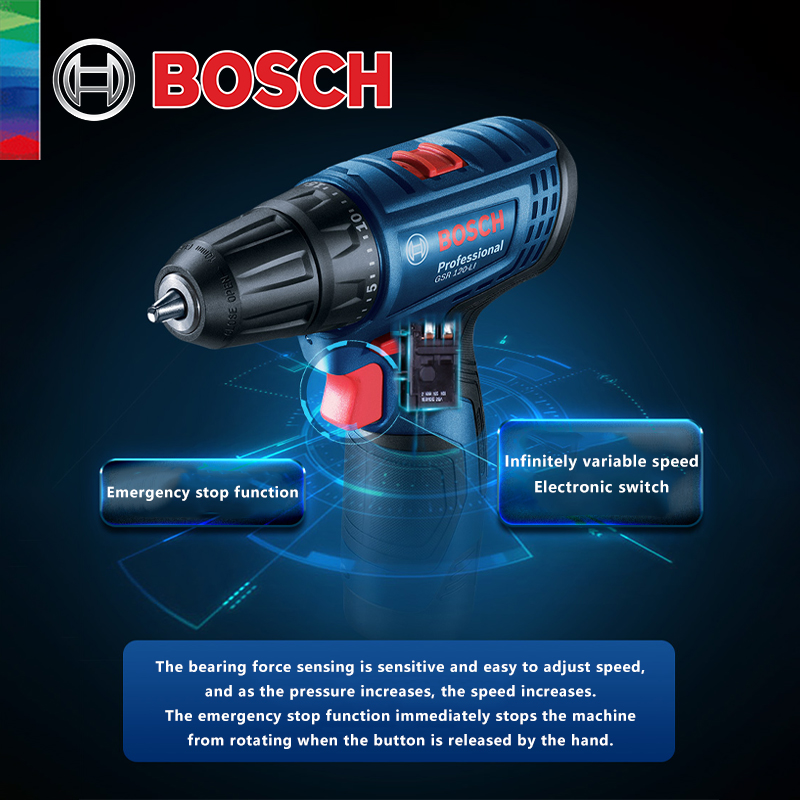 บ๊อช GSR 120-LI สว่านไฟฟ้าลิเธ - Power Tools Woodworking บทวิจารณ์และราคา