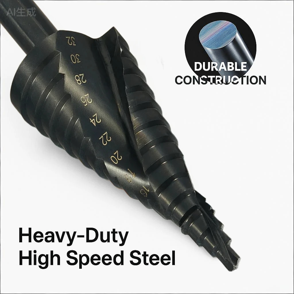 ดอกสว่านโคบอลต์ HSS แบบขั้นบัน - Power Tools Kobalt บทวิจารณ์และราคา