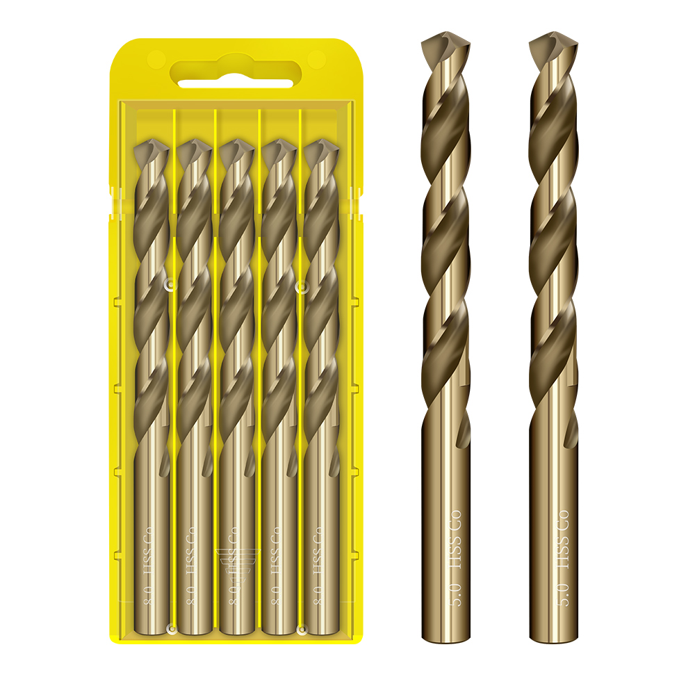 0.5-13 มม.HSS M35 Twist เจาะ B - Power Tools Kobalt บทวิจารณ์และราคา